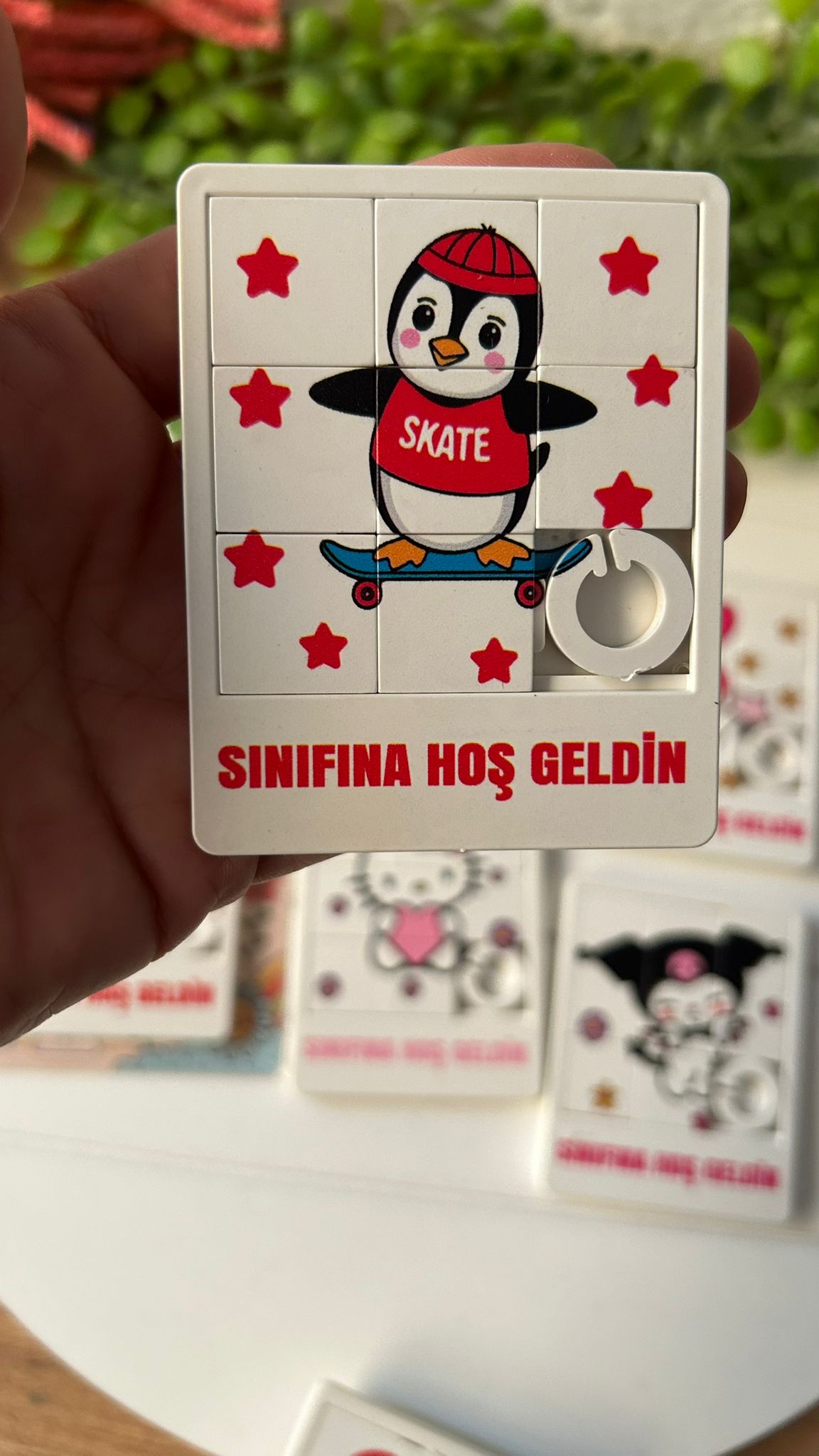 Okul-Öğrenci-Tatil Temalu Puzzle
