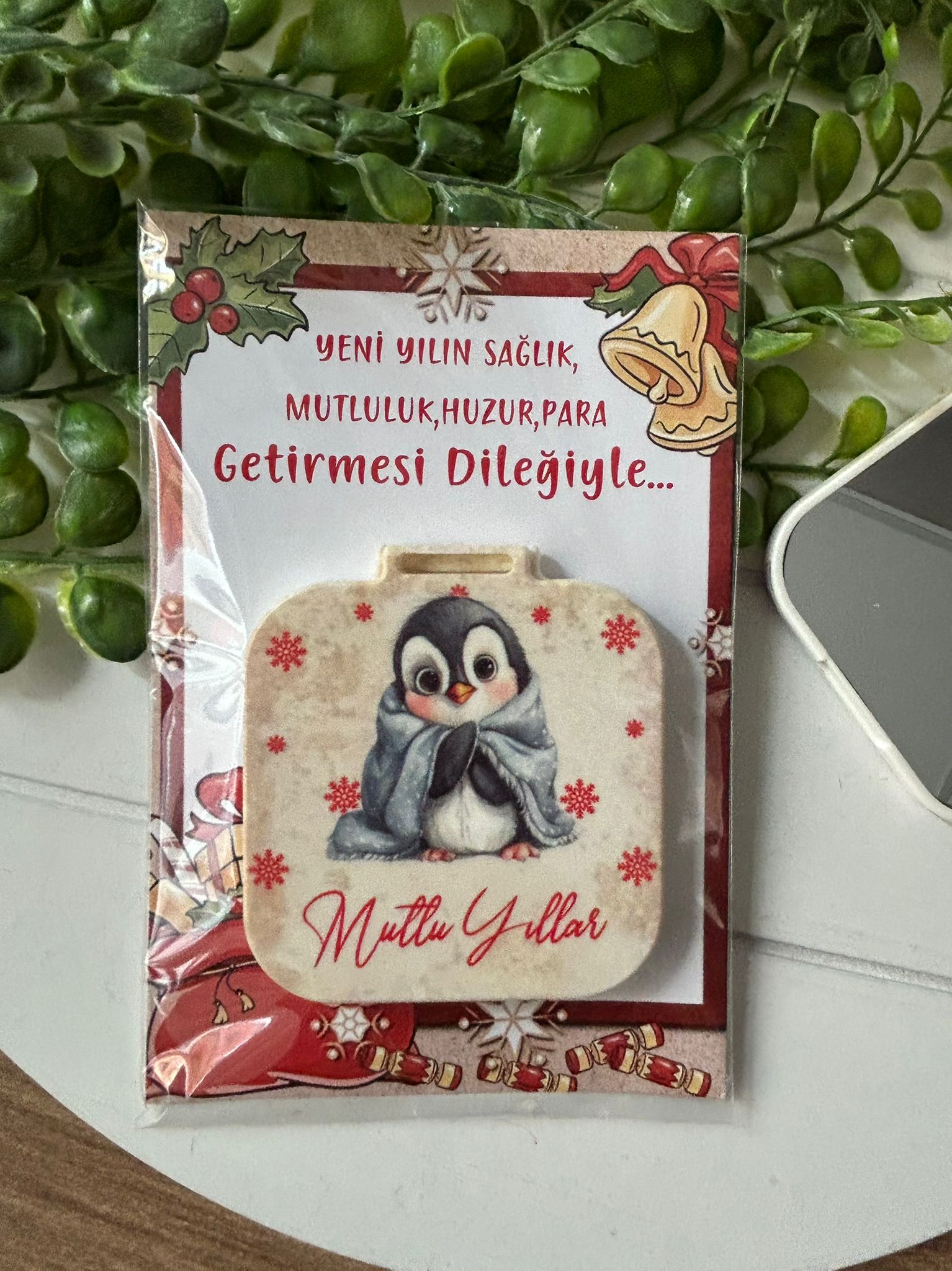Yeni Yıl-Noel-Yılbaşı Kare Ayna