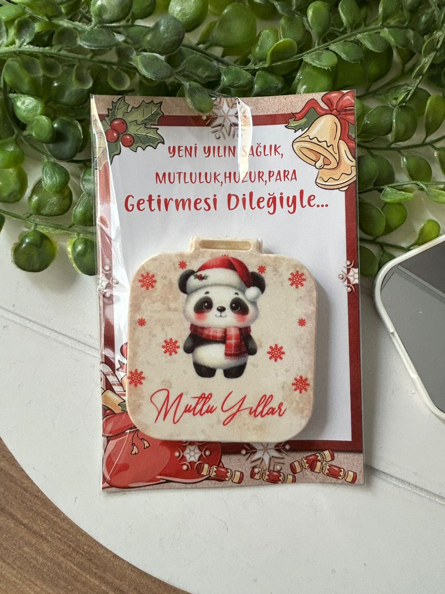 Yeni Yıl-Noel-Yılbaşı Kare Ayna