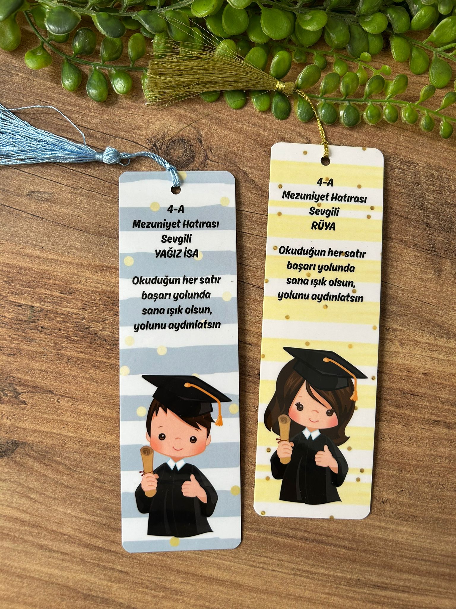 Mezuniyet Temalı Kitap Ayracı