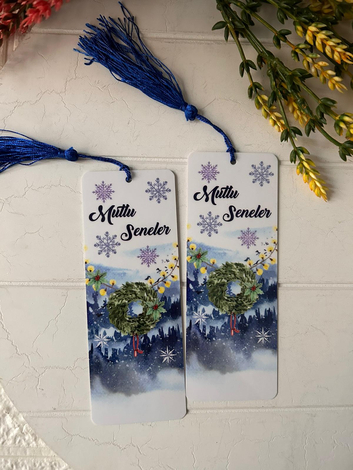 Noel-Yeni Yıl-Yılbaşı Temalı Kitap Ayracı