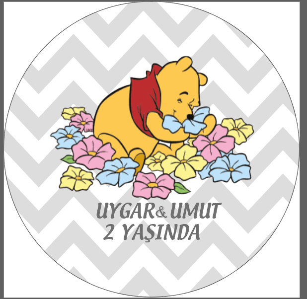 Buton Açacak Magnet Winnie The Pooh