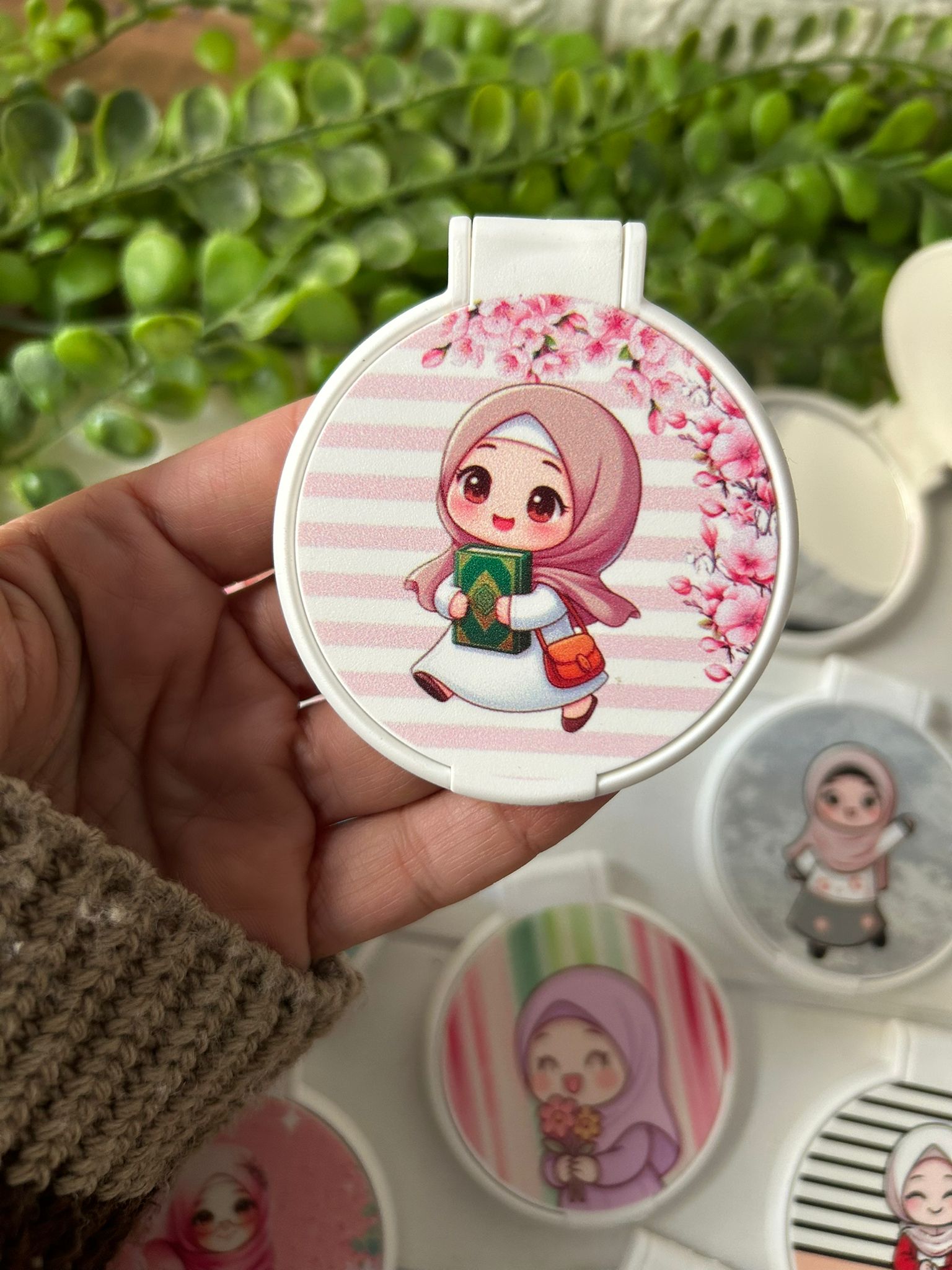 Kuran Kursu  Temalı Kare Pleksi Ayna