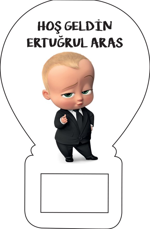 Balon Açacak Magnet Patron Bebek