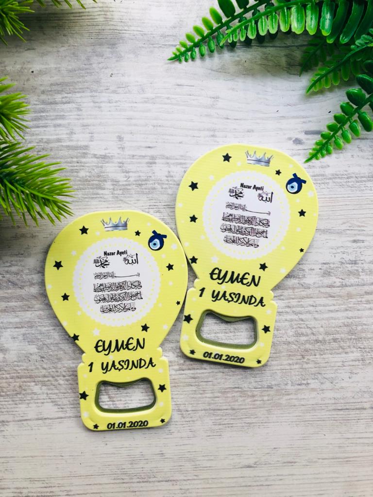 Balon Açacak Magnet Nazar Dualı