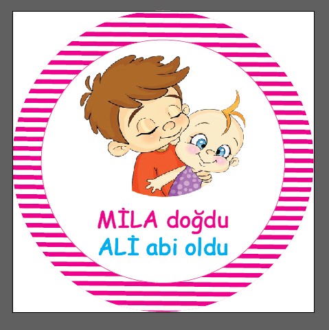 ABİ KIZKARDEŞ TEMALI  ÇİKOLATA  KUTUSU