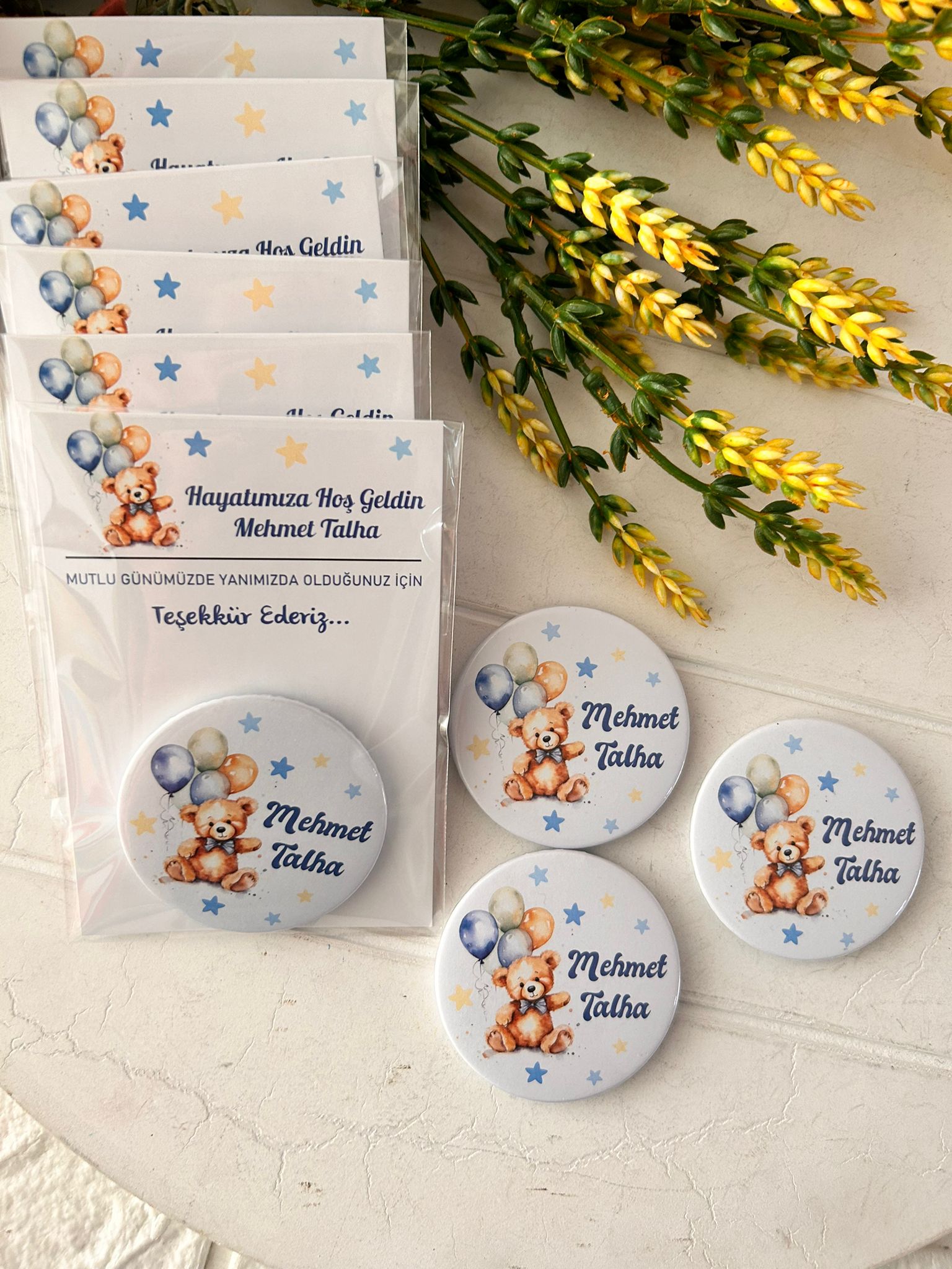 Ayıcık Desen  Açacak Magnet