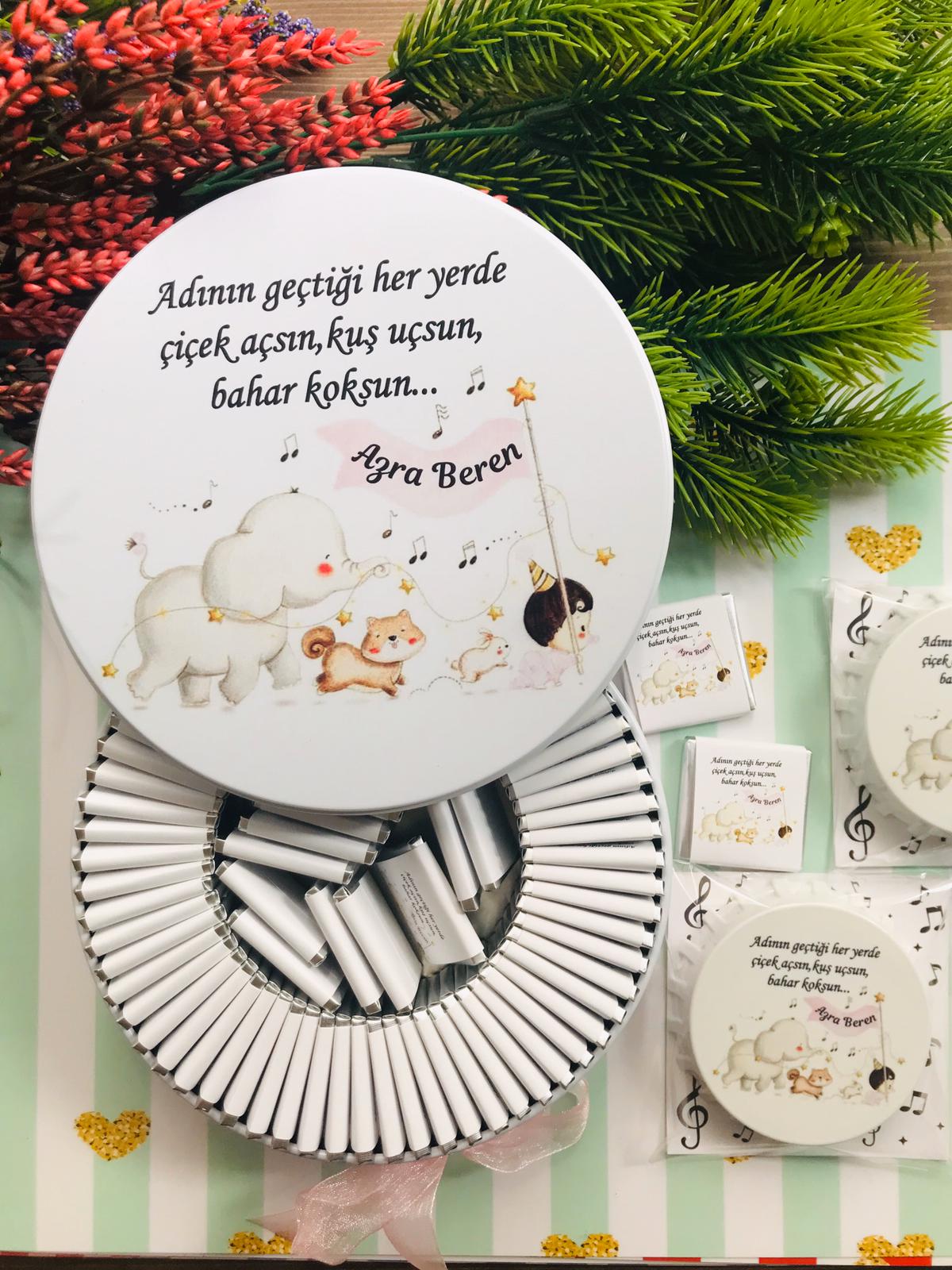 SEVİMLİ BEBEK VE HAYVANLAR TEMALI ÇİKOLATA KUTUSU « Serche