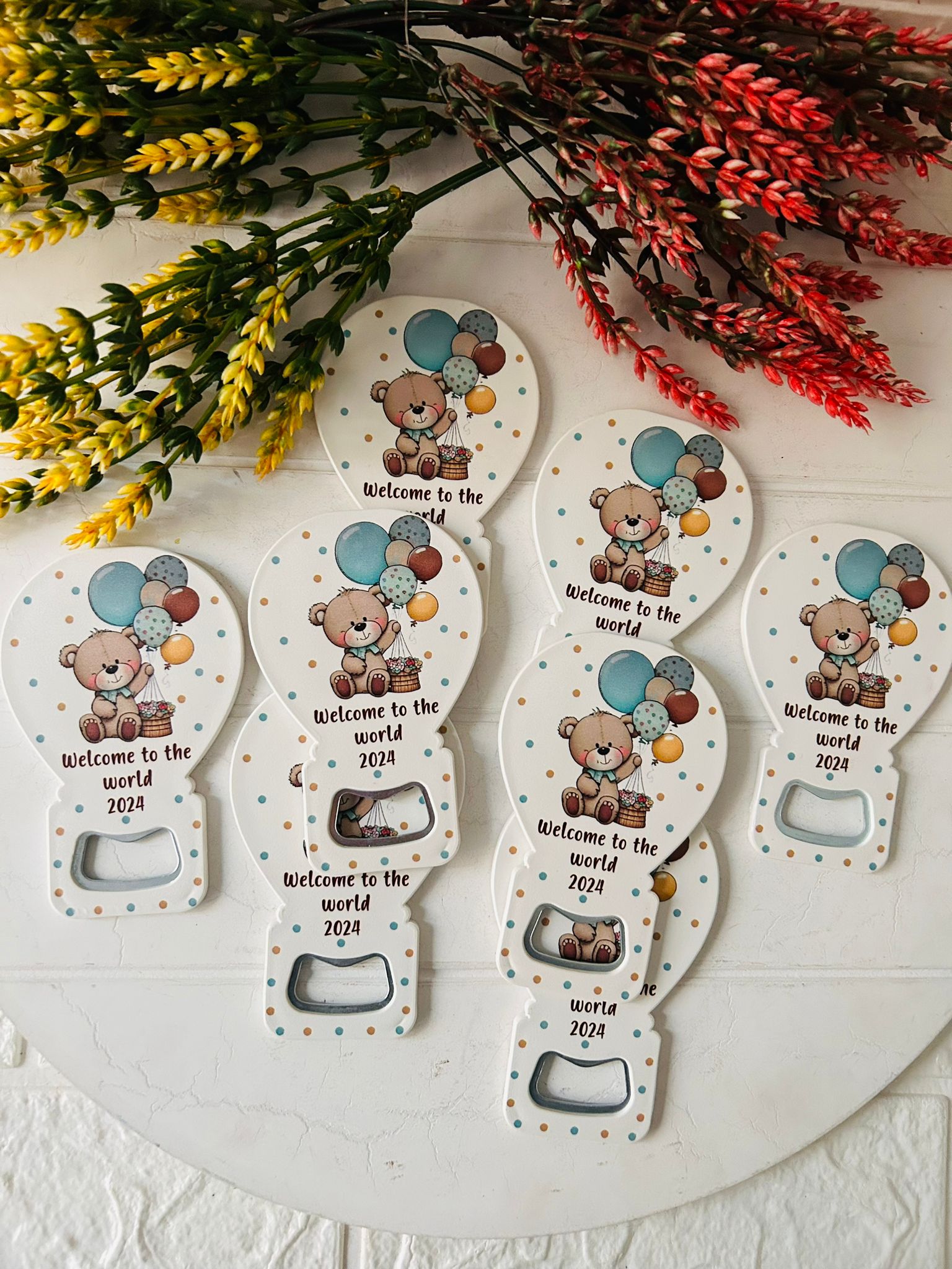 Balon Tutan Ayıcık  Balon Magnet