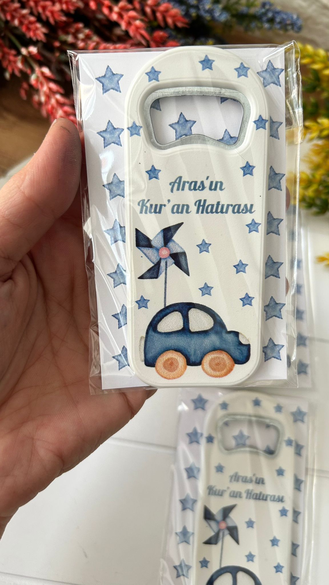 Araba Temalı Uzun Açacak Magnet