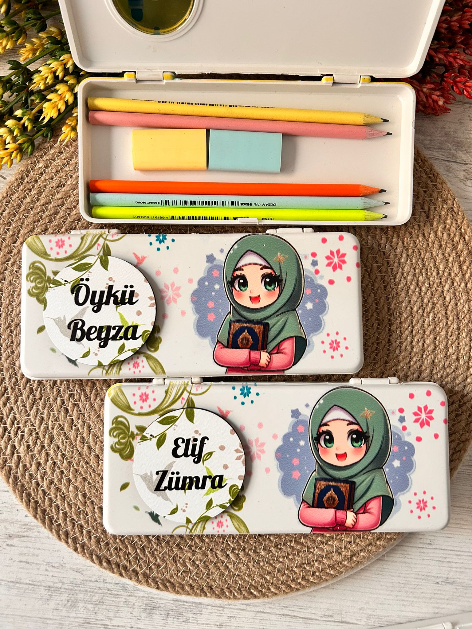 KURAN OKUYORUM TEMALI PLASTİK KALEMLİK