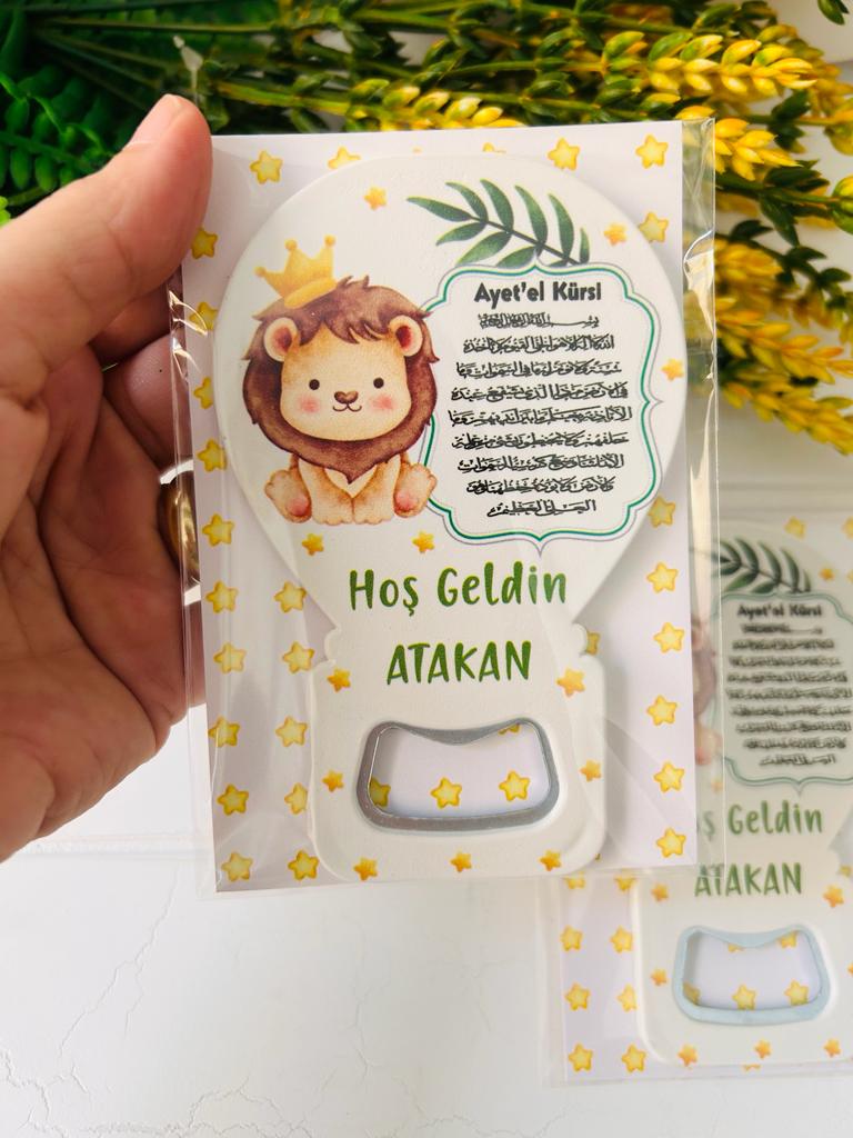 Dualı Aslan Temalı  Balon Magnet