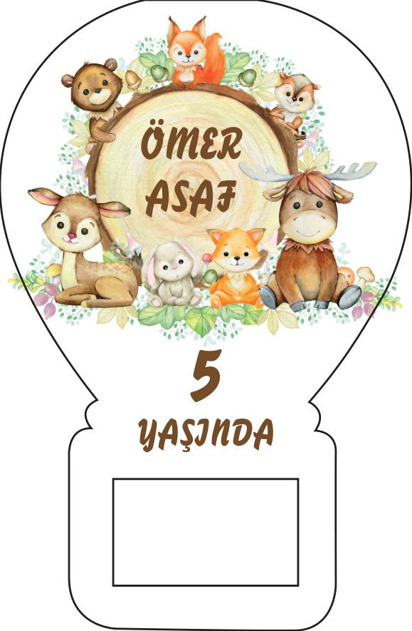 Balon Açacak Magnet Safari Temalı