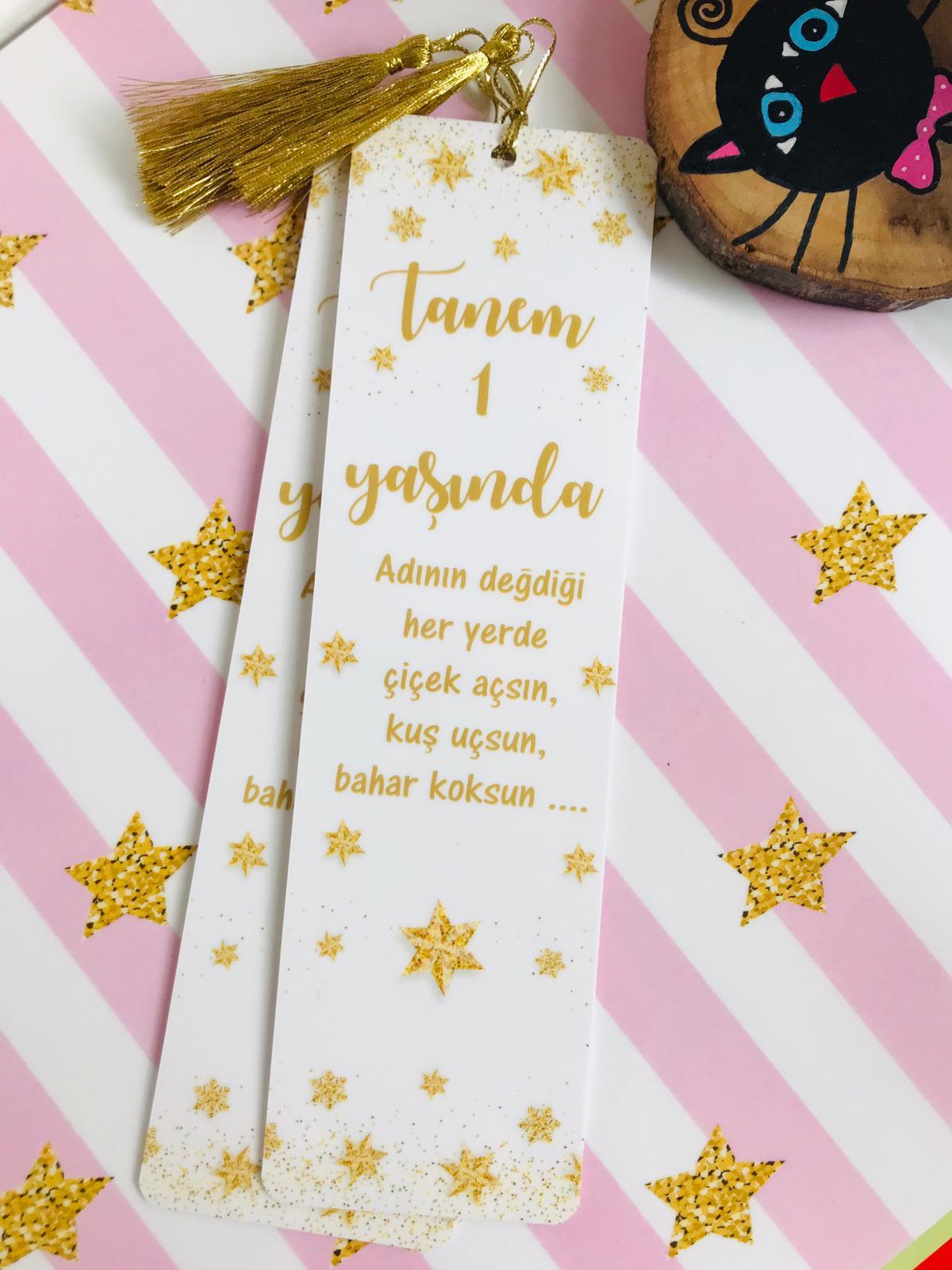 Yıldız Temalı Kitap Ayracı