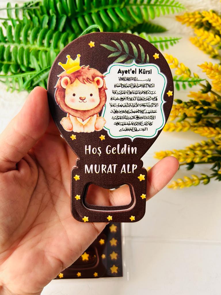 Dualı  Aslan Temalı Balon Magnet