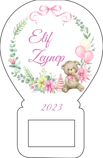 Ayıcık Temalı Balon Magnet