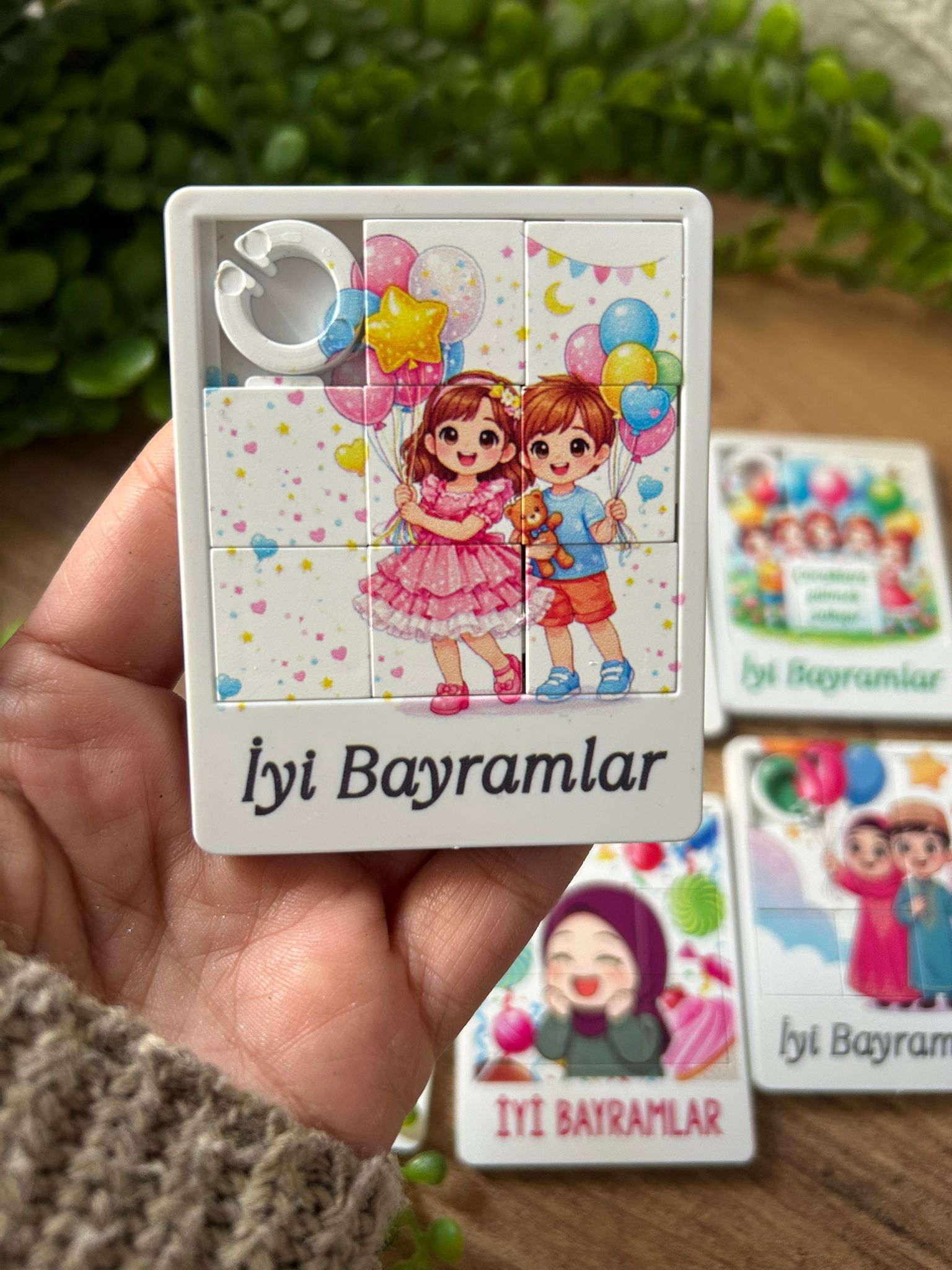 Çocuklar İçin Eğitici Bayram Temalı Puzzle - 8 Parça Yapboz