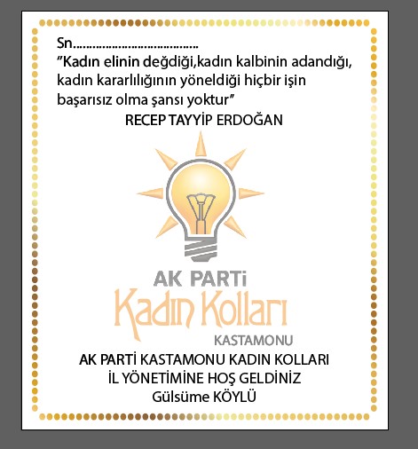AK PARTİ KİŞİYE ÖZEL LOGOLU Pleksi Anahtarlık