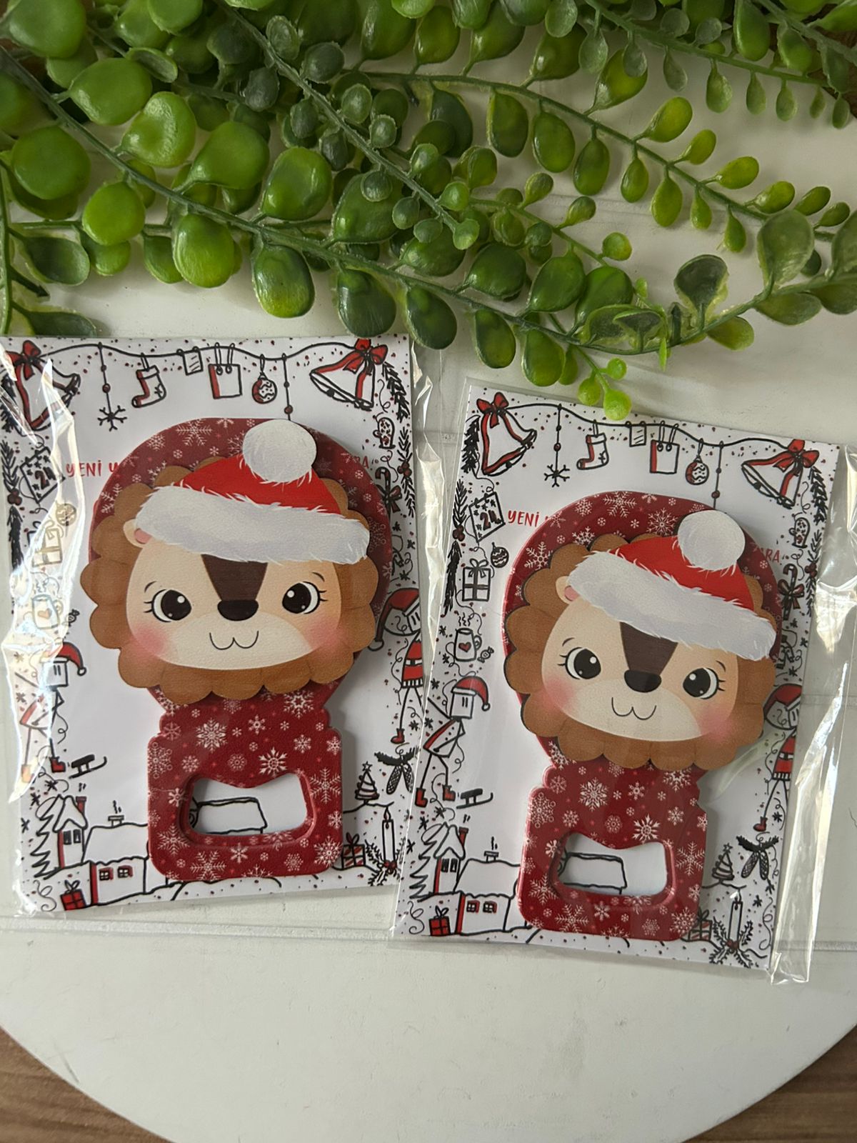 NOEL -YENİ YIL-YILBAŞI BALON MAGNET KABARTMA FİGÜR