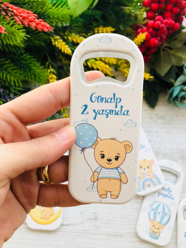 Ayıcık Temalı Uzun Açacak Magnet