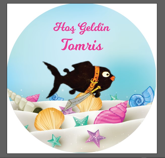 BALIK TEMALI  ÇİKOLATA  KUTUSU