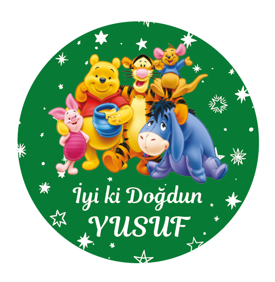 Buton Açacak Magnet Winnie The Pooh