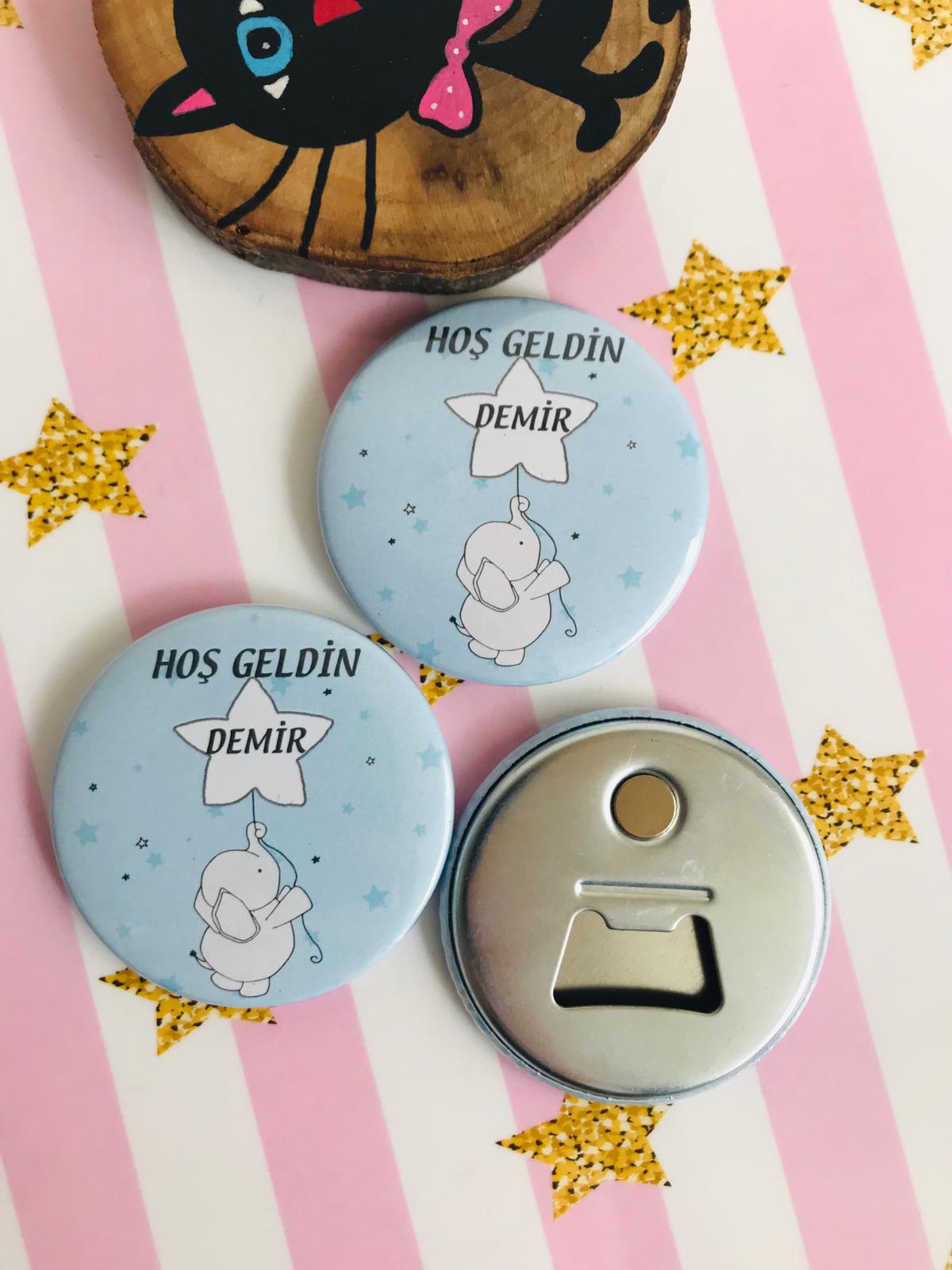 Erkek Çocuk Açacak Magnet Fil Temalı