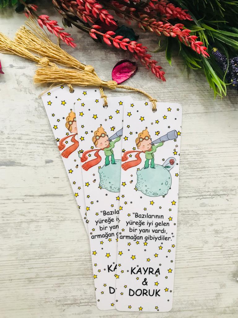 Küçük Prens Temalı Kitap Ayracı