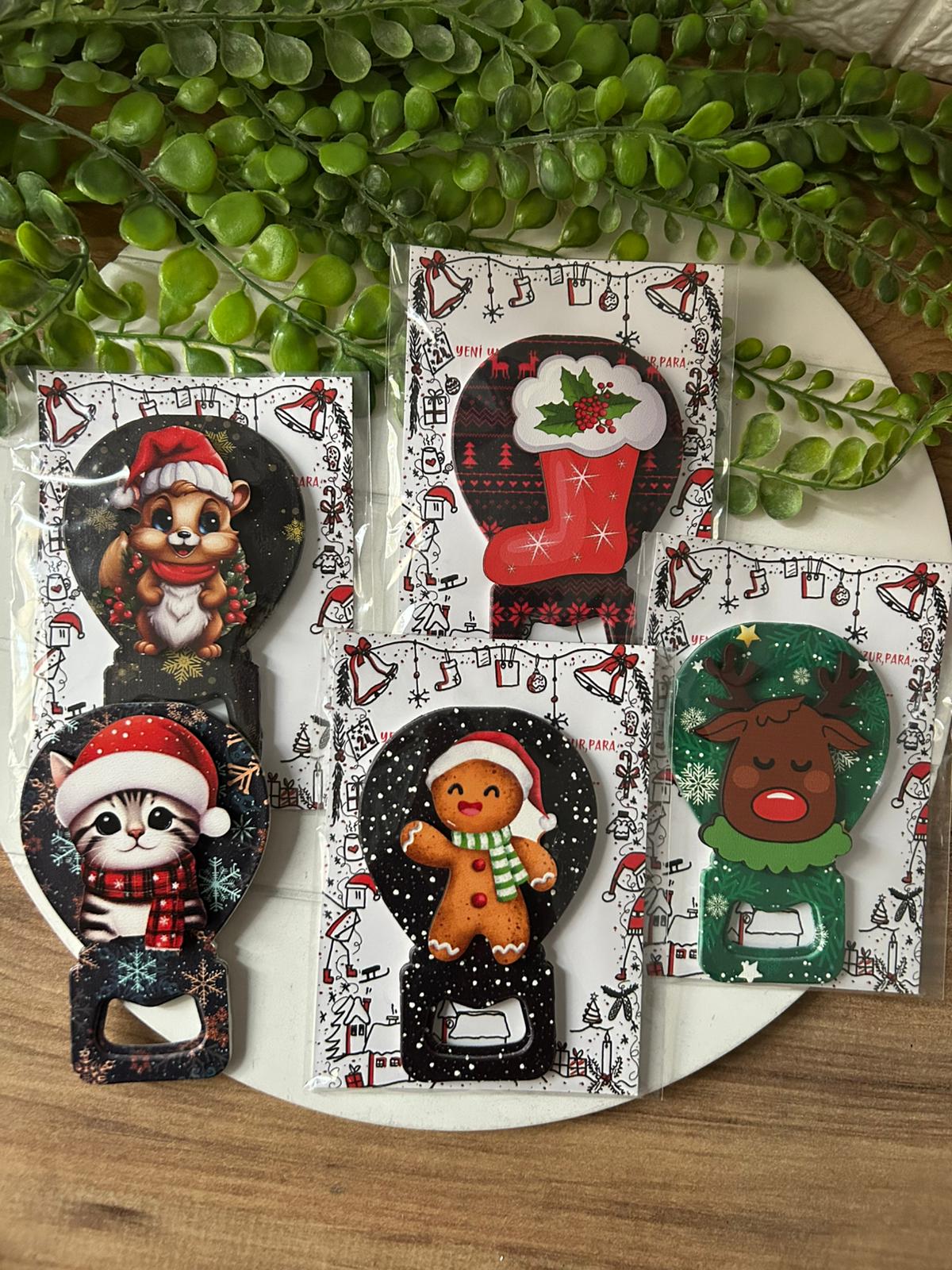 NOEL -YENİ YIL-YILBAŞI BALON MAGNET KABARTMA FİGÜR