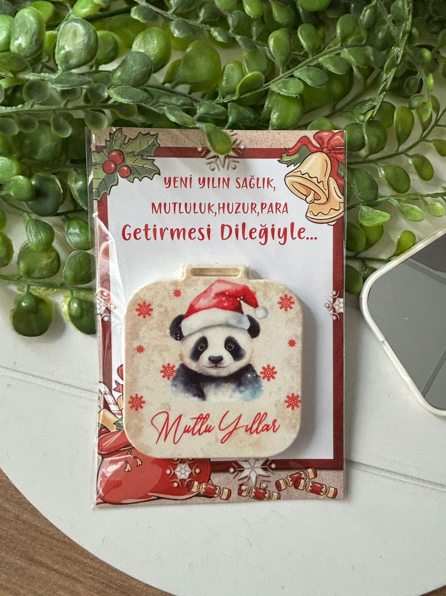 Yeni Yıl-Noel-Yılbaşı Kare Ayna