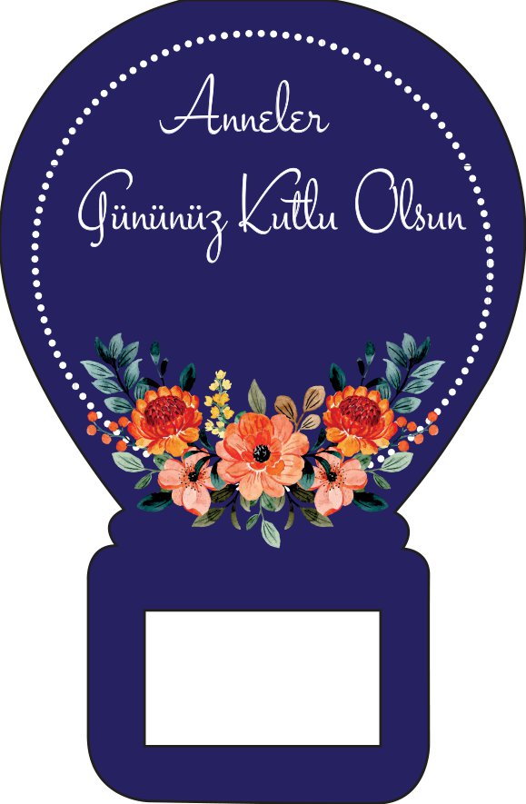 Anneler Günü Temalı Balon Magnet