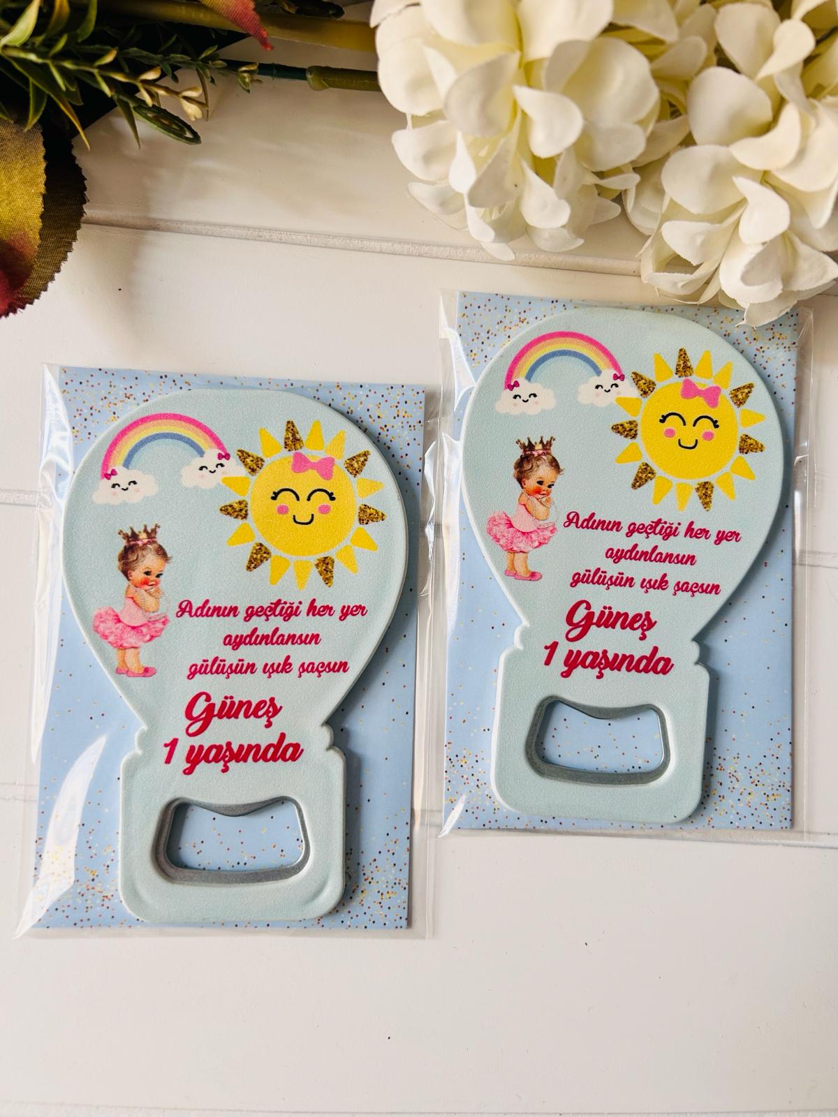 Güneş Temalı Balon Magnet