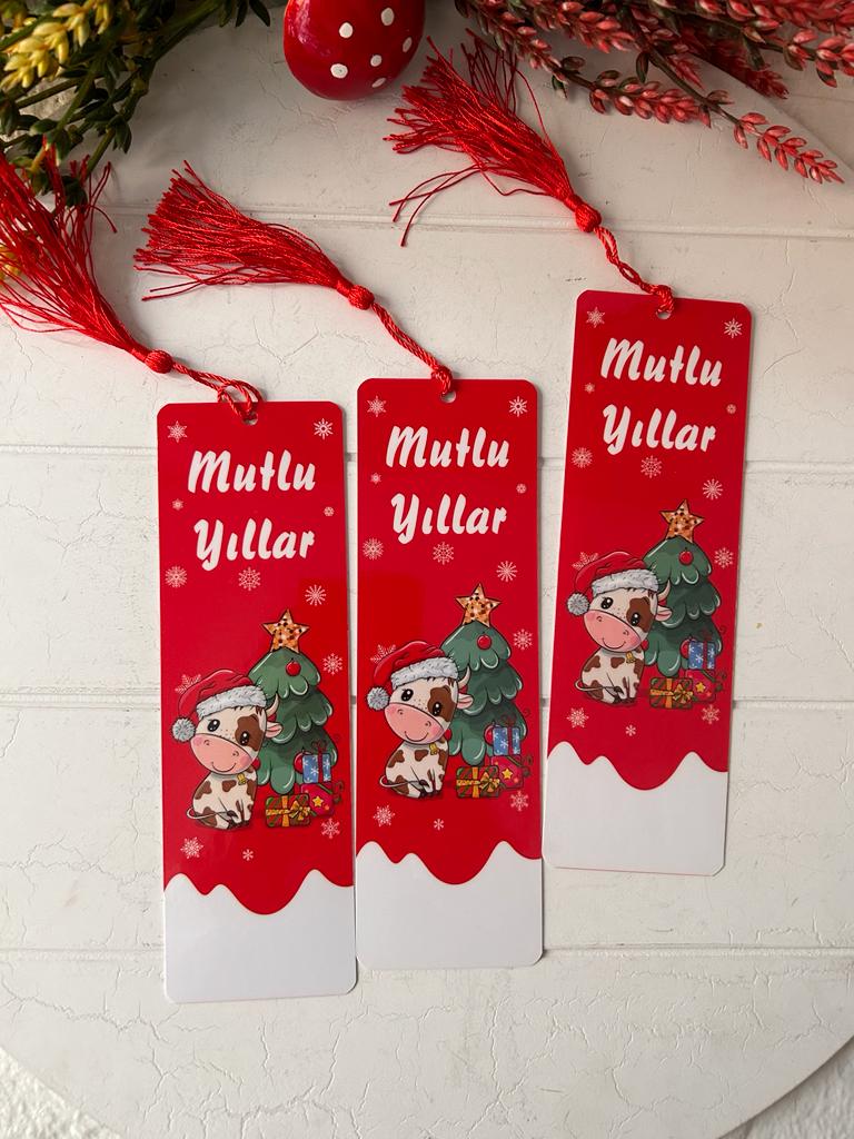Noel-Yeni Yıl-Yılbaşı Temalı Kitap Ayracı