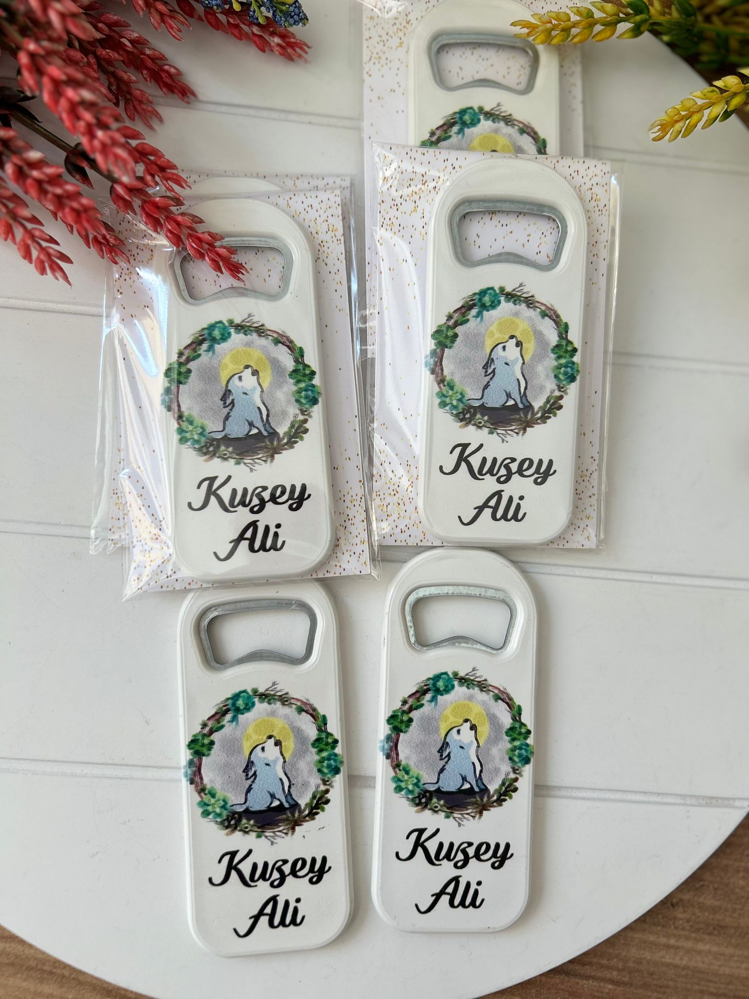Yavru Kurt Temalı Uzun Açacak Magnet
