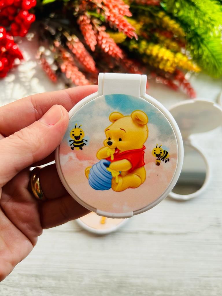 WİNNİ THE POOH  TEMALI YUVARLAK PLEKSİ AYNA