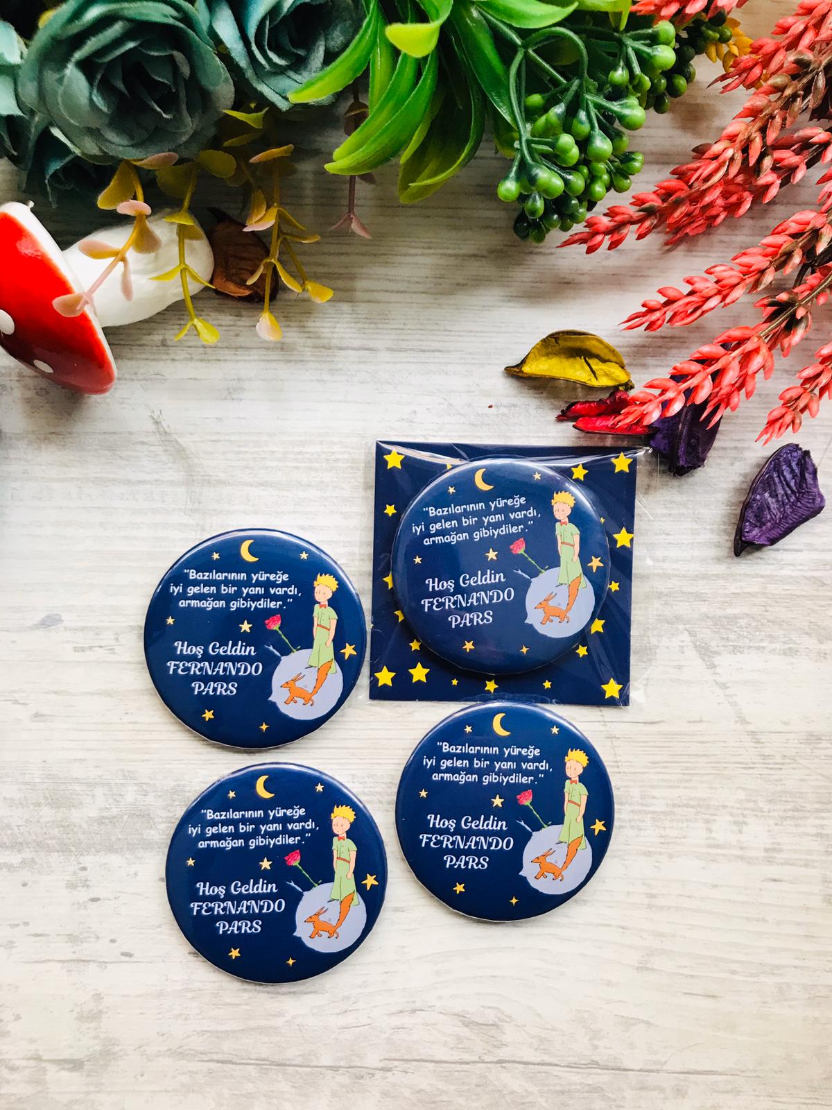Erkek Çocuk Açacak Magnet Küçük Prens Temalı