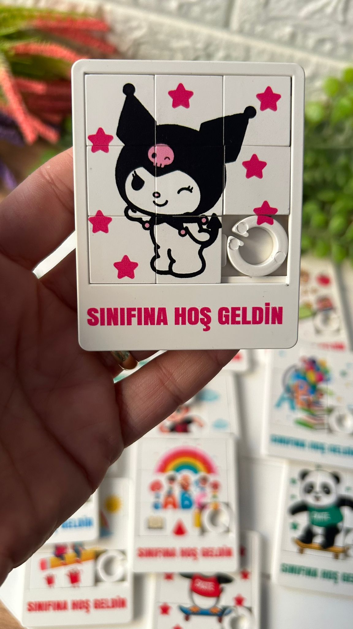Okul-Öğrenci-Tatil Temalu Puzzle-Kuromi