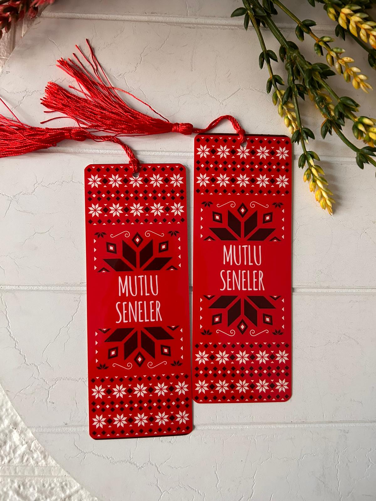 Noel-Yeni Yıl-Yılbaşı Temalı Kitap Ayracı