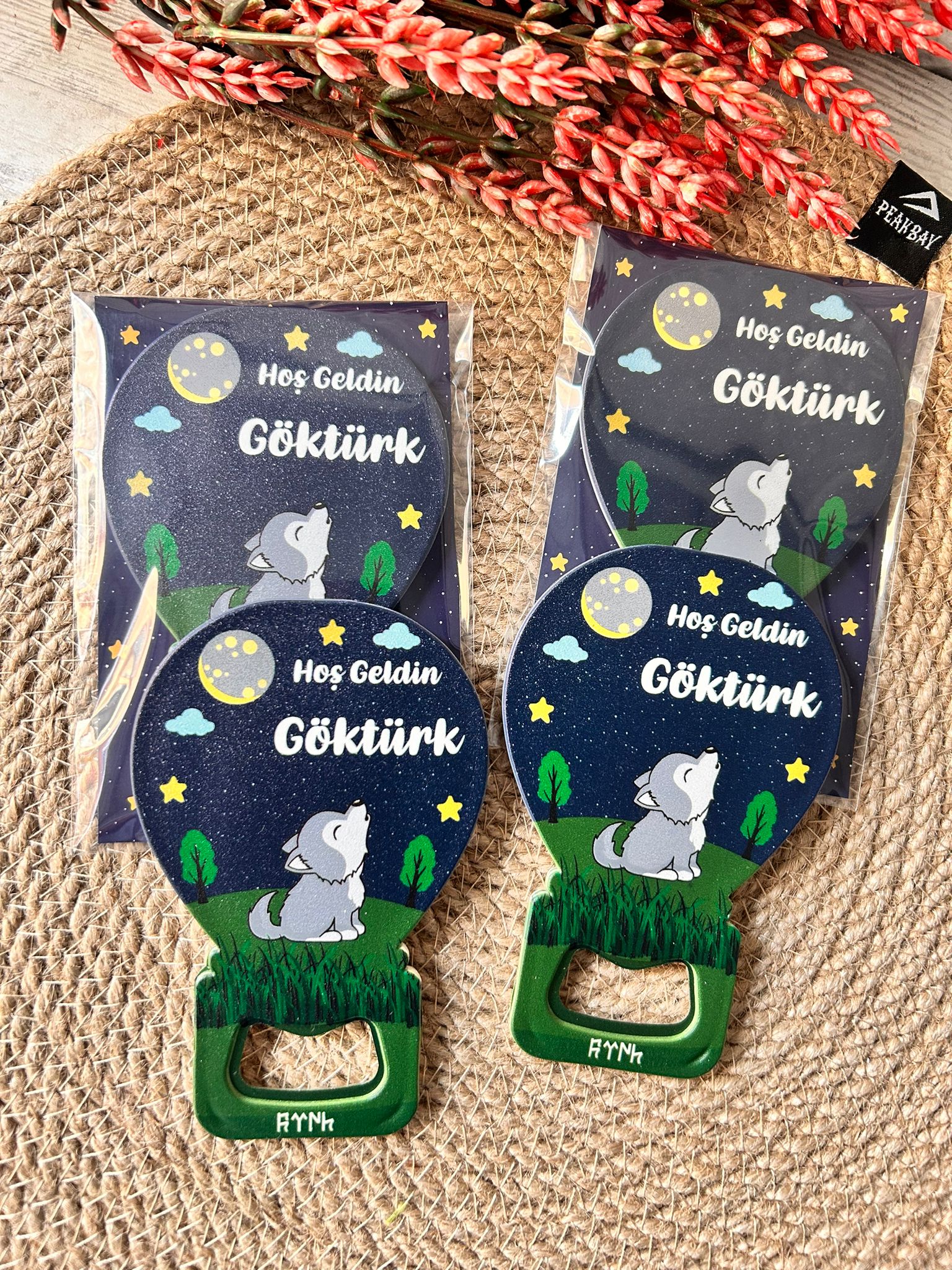 Yavru Kurt  Temalı Balon Magnet