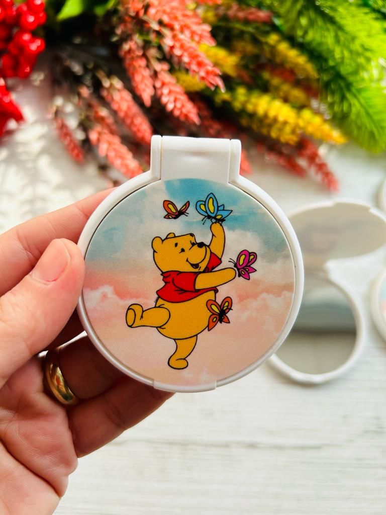 WİNNİ THE POOH  TEMALI YUVARLAK PLEKSİ AYNA