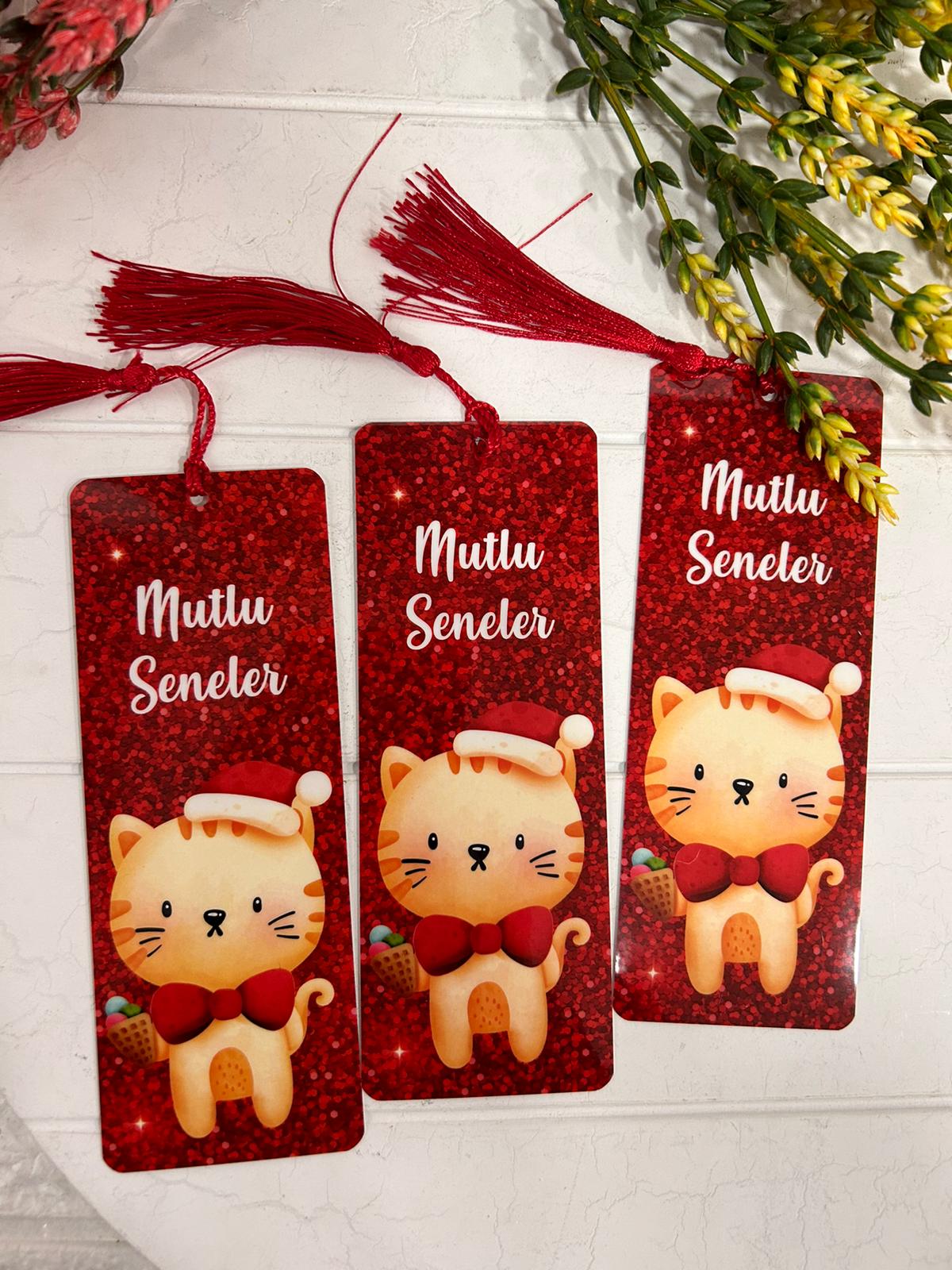 Noel-Yeni Yıl-Yılbaşı Temalı Kitap Ayracı