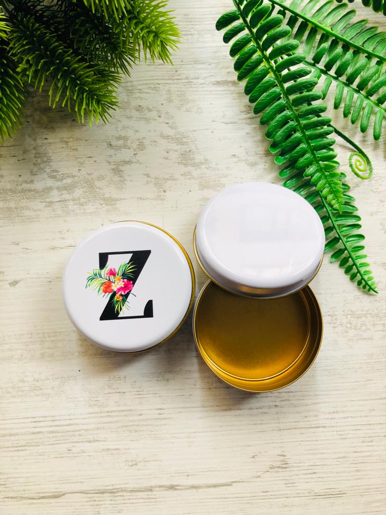 Z Harfi Mini Metal Kutu