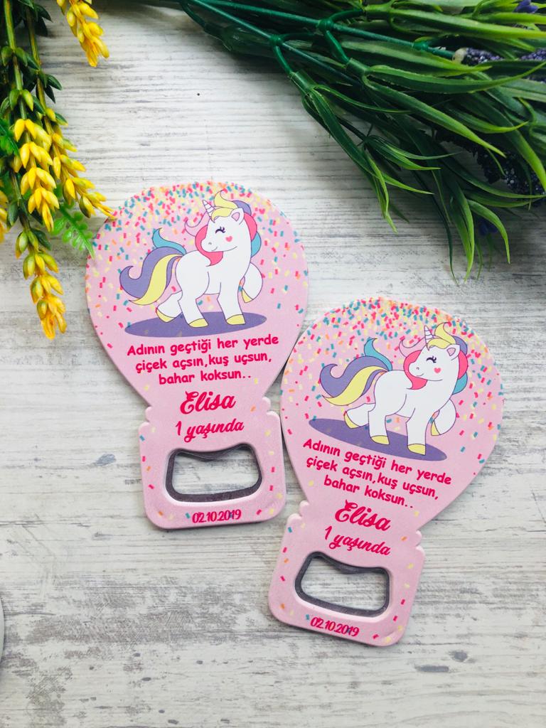 Balon Magnet Unicorn Temalı