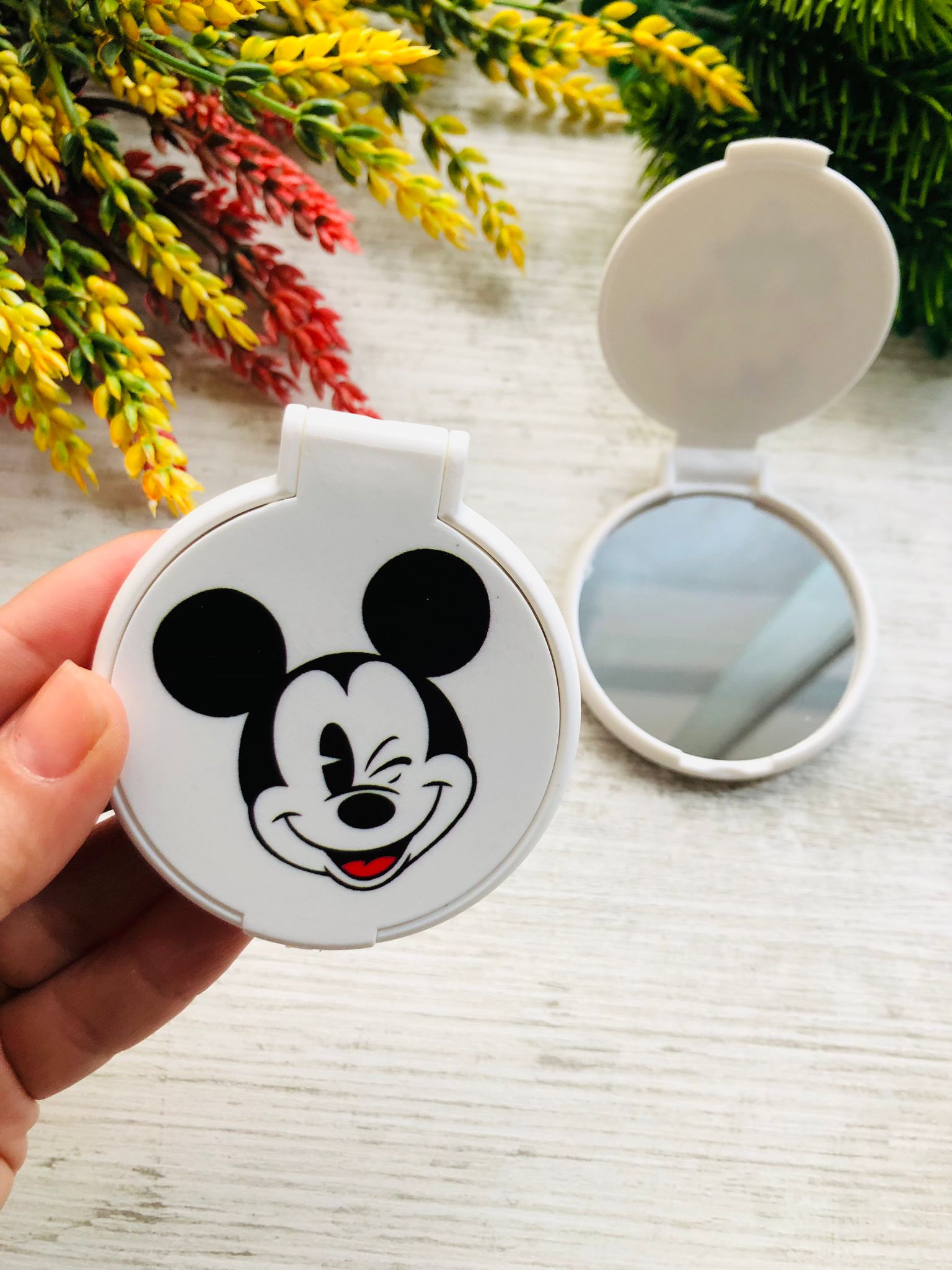 MİCKEY MOUSE TEMALI YUVARLAK PLEKSİ AYNA