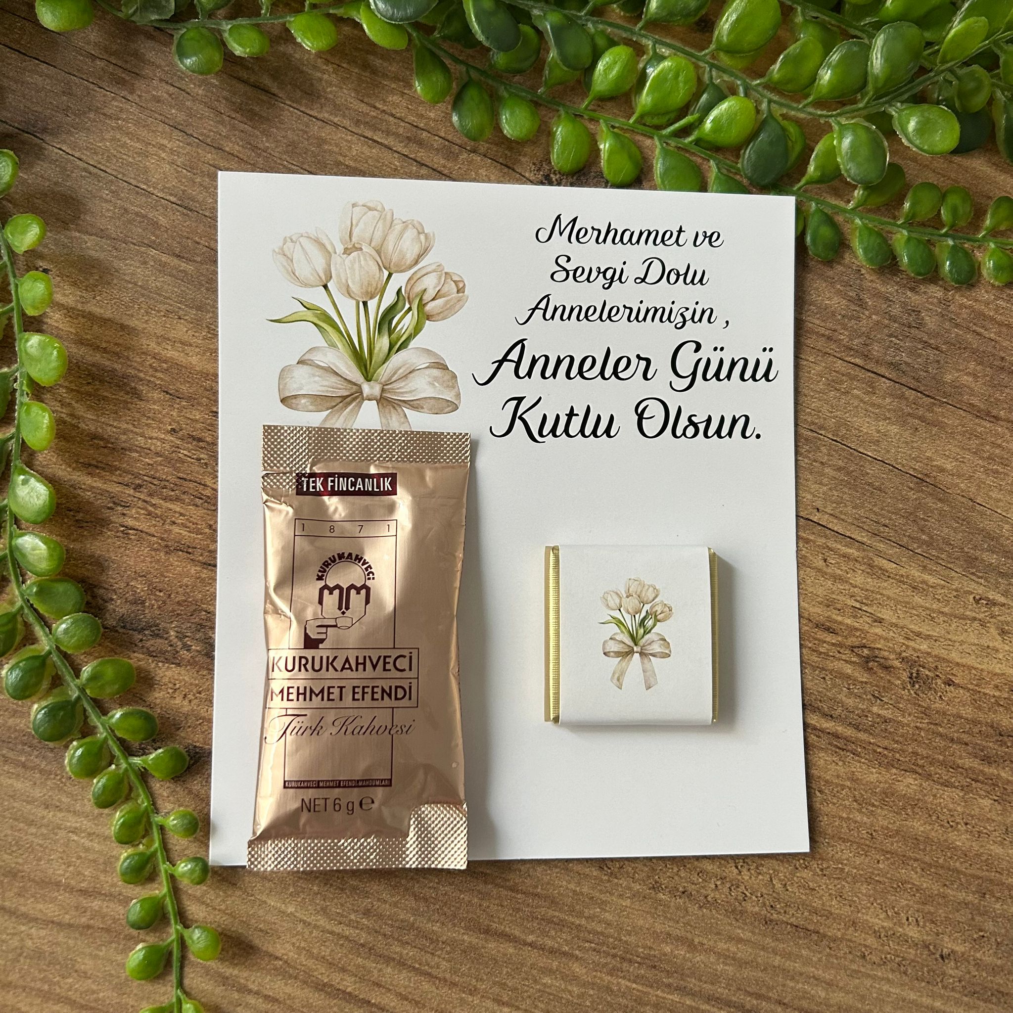 Anneye Özel Hediye- Kahve+Çikolata Paketi