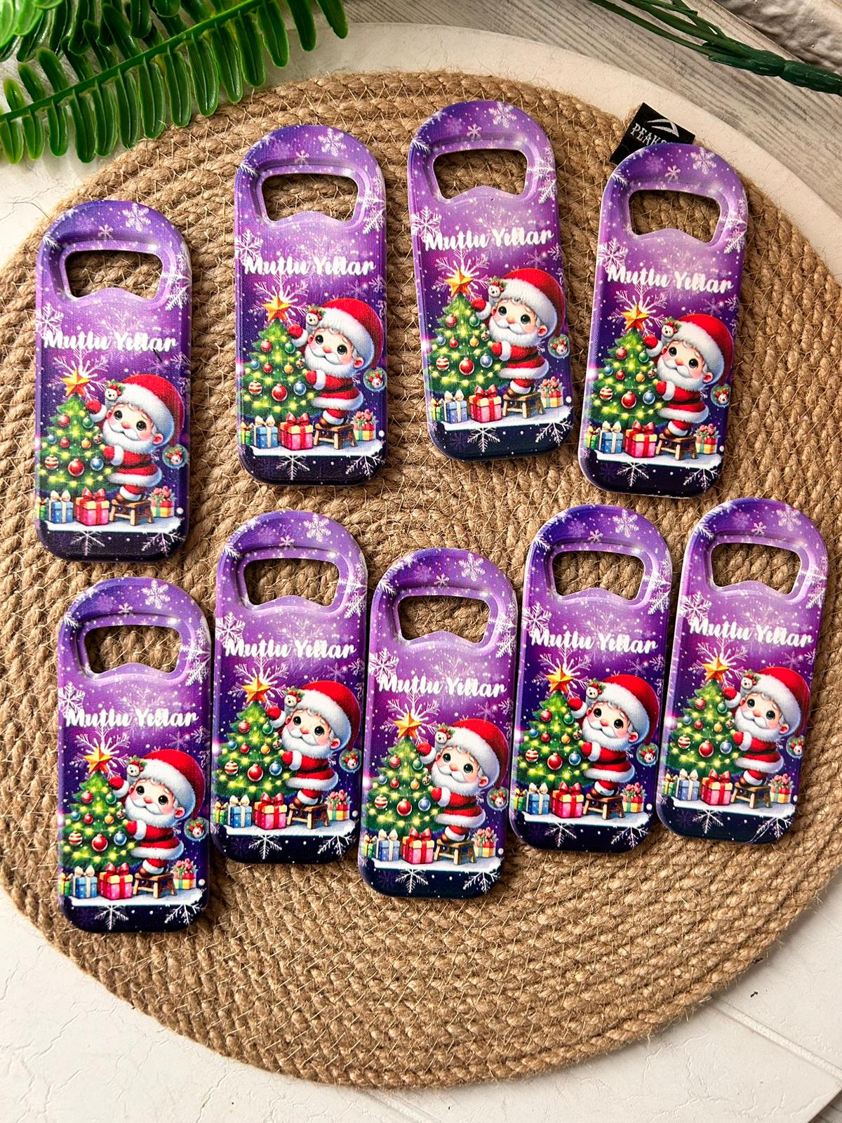 Noel Yeni Yıl  Temalı  Uzun Açacak Magnet