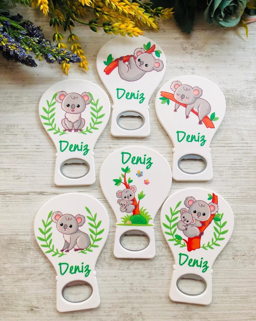 Balon Açacak Magnet Koala Temalı