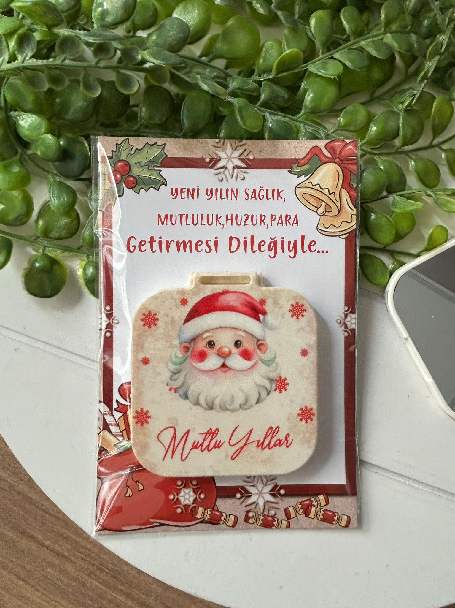 Yeni Yıl-Noel-Yılbaşı Kare Ayna
