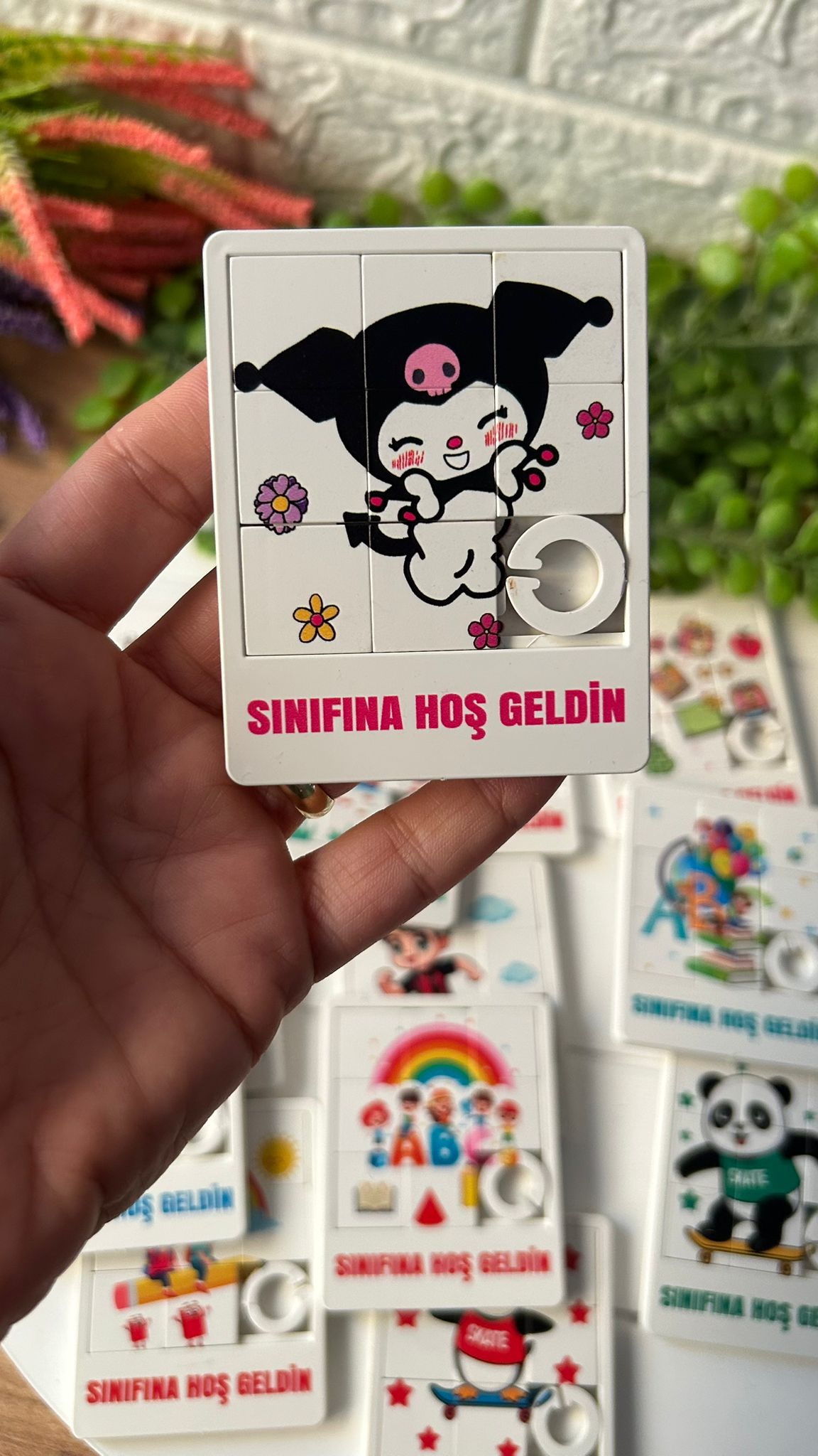Okul-Öğrenci-Tatil Temalu Puzzle-Kuromi