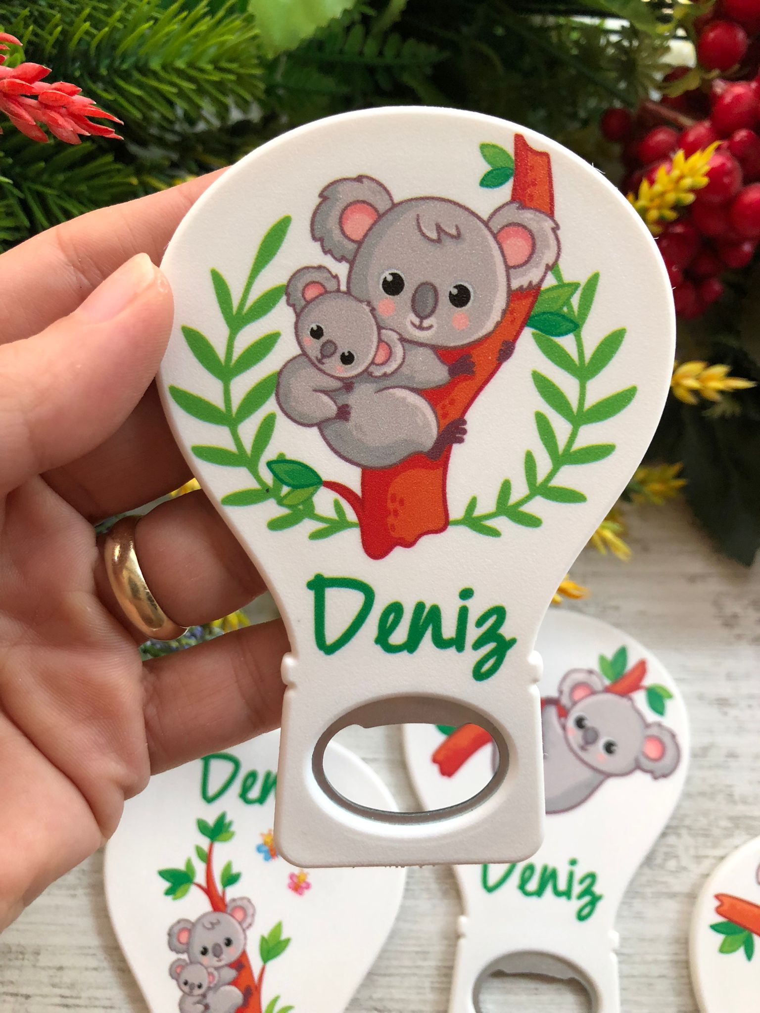 Balon Açacak Magnet Koala Temalı